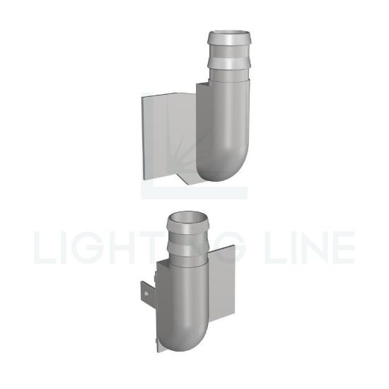 Image de Modèle téléchargeable pour impression 3D d'embout gauche et droit avec tube 25mm pour profilé CC01-06-G3