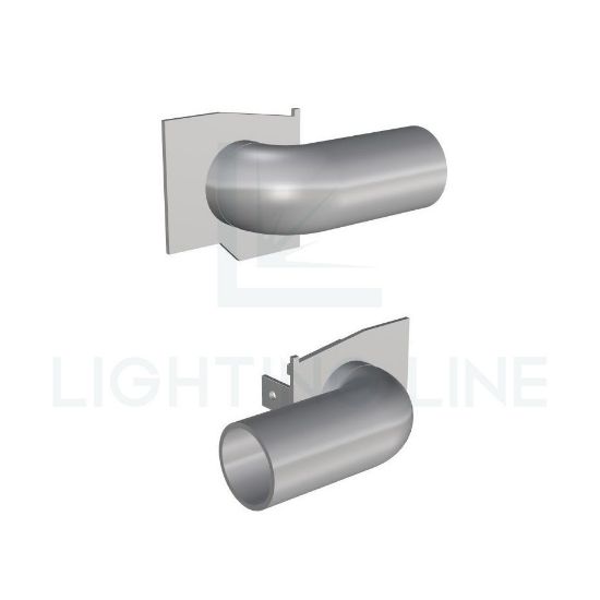 Image de Modèle téléchargeable pour impression 3D d'embout gauche et droit avec tube 32mm pour profilé CC01-06-G3