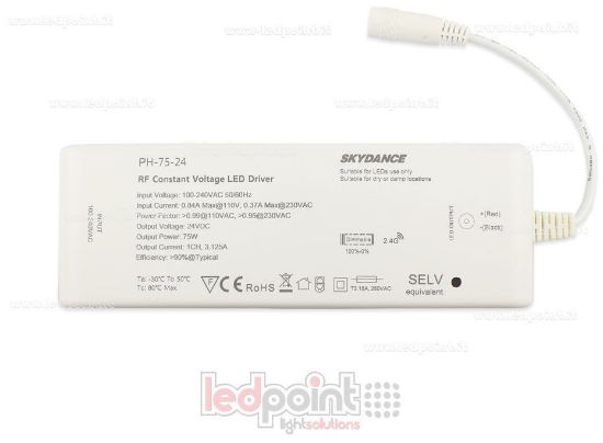 Image de Transformateur 75W 24V, 1 canal, Wireless SkyDance