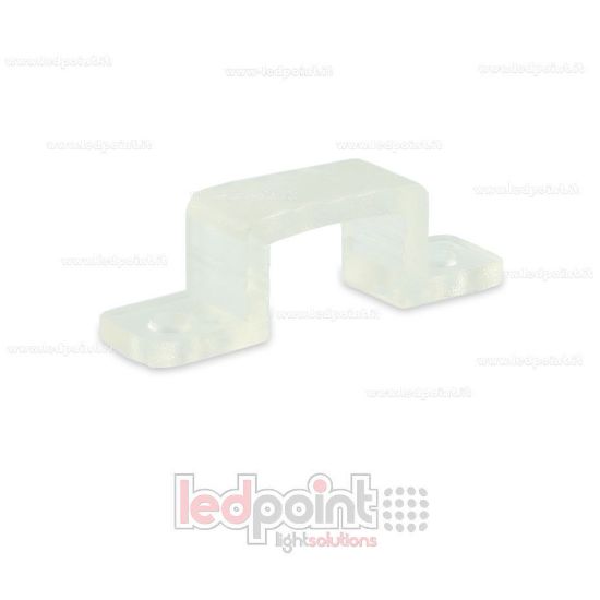 Image de Clip de montage en silicone pour ruban LED IP6x 12x4mm