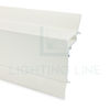 Image de Profilé en aluminium peint en blanc pour placoplâtre 97x35mm, 2 mètres