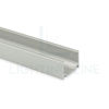 Image de Profilé en aluminium 15x10mm pour rubans led avec silicone, 3 mètres