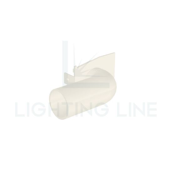 Image de Embout gauche blanc avec tube 32mm pour profilé CC01-06-G3