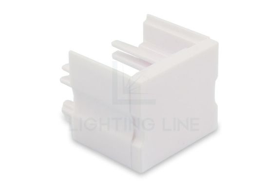 Image de Embout blanc de meuble pour profilé en aluminium SL05-03