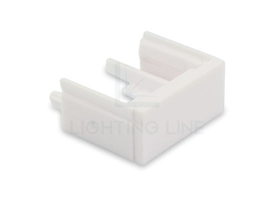 Image de Embout blanc de meuble pour profilé en aluminium SL08-03