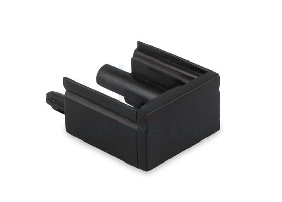 Image de Embout en plastique noir de meuble pour profilé SL12-16