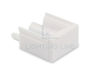 Image de Embout en plastique blanc de meuble pour profilé SL12-16