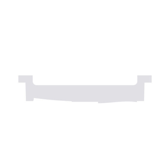 Image de Diffuseur tranparent à lentille asymètrique pour profilé CL01-06 1,176 mètres