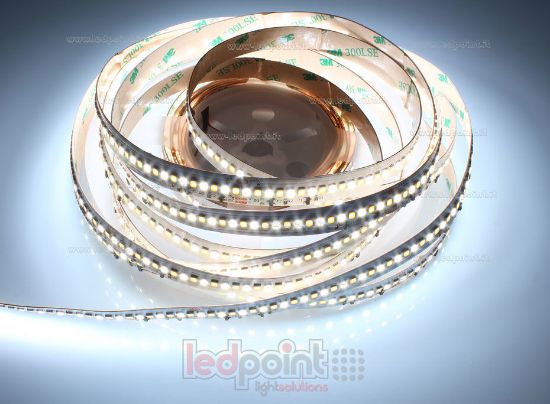 Image de Ruban led 5m CCT 3 fils avec spectre lumineux similaire au soleil 2700-5000K 2835 256led/m 48V 26W/m avec stabilisateur de courant