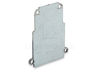 Image de Embout en tôle galvanisée pour profilé en aluminium pour placoplâtre DW11-03
