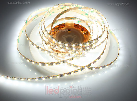 Image de Ruban led blanc 5m 4000K 3step 96leds/m Honglitronic 2835 24V 10W/m, Zigzag PCB