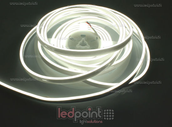 Image de Led Neon Flex 6mm blanc 4000K 2835 24V 9,6W 120led/m IP65 5m