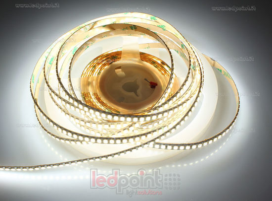 Image de Ruban led blanc 5m 4000K 3step 240leds/m 2835 24V 9,6W/m, PCB 6mm