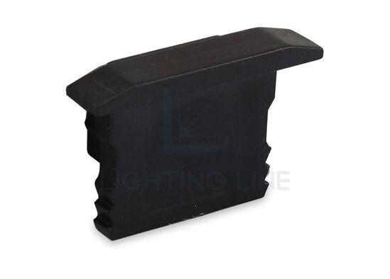 Image de Embout noir pour profil en aluminium encastré RE02-03