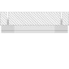 Image de Embout noir de meuble pour profilé en aluminium SL08-03
