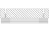 Image de Embout gris de meuble pour profilé en aluminium SL08-03
