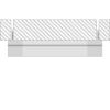 Image de Embout blanc de meuble pour profilé en aluminium SL05-03