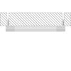 Image de Embout en plastique blanc de meuble pour profilé SL12-16