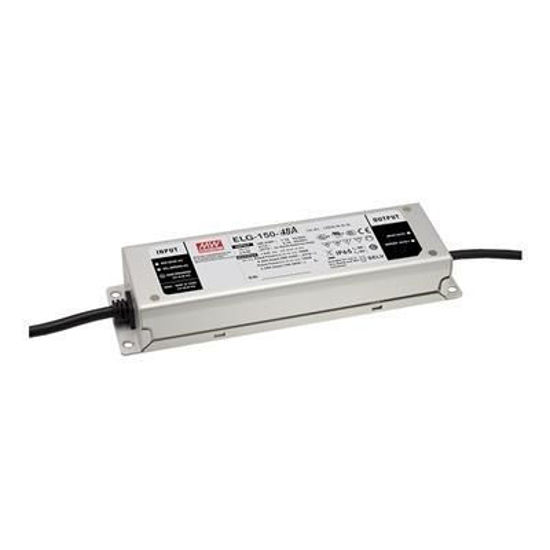 Image de Transformateur Mean Well, 48V, 150W, avec  entrée, IP65 (ELG150-48A-3Y)