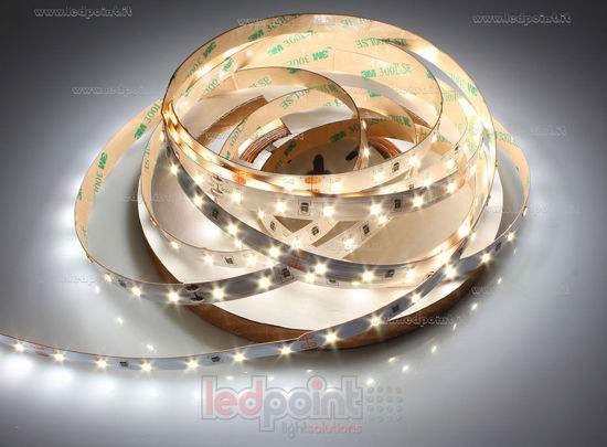 Image de Ruban led blanc 5m 4000K 3step 60led/m  Honglitronic 2835 CRI>90 24V 14,4W/m