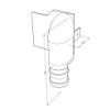 Image de Modèle téléchargeable pour impression 3D d'embout gauche et droit avec tube 25mm pour profilé CC01-06-G3