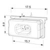 Image de Embout en silicone blanc pour diffuseur étanche bas LLD-12-WM3