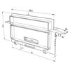 Image de Embout gris haut pour profilé en aluminium encastrable RE04-07