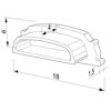 Image de Embout gris en plastique pour profilé pliable SL04-04