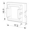 Image de Embout gris pour profilé en aluminium SL05-03