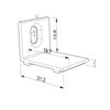Image de Jonction à 90° en plastique pour clips de fixation modulaires