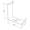 Image de Clip de fixation en métal pour profil en aluminium angulaire AN04-09 et AN05-09