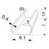 Image de Clip de fixation profil en aluminium SL03-02