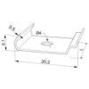 Image de Clip de fixation profil en aluminium WL03-01 et WL04-05