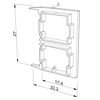 Image de Embout gris pour profil en aluminium SH03-03