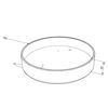 Image de Embout blanc en plastique pour profilé rond NE04-19