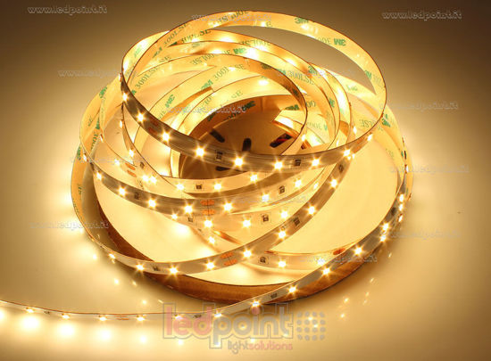 Image de Ruban led Blanc chaud 5m 2700K 3step 60leds/m Honglitronic 2835 24V 14,4W/m