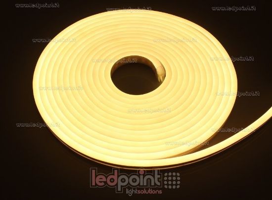 Image de Led Neon Flex 6mm blanc chaud 2835 24V 9,6W 120led/m IP65 10m