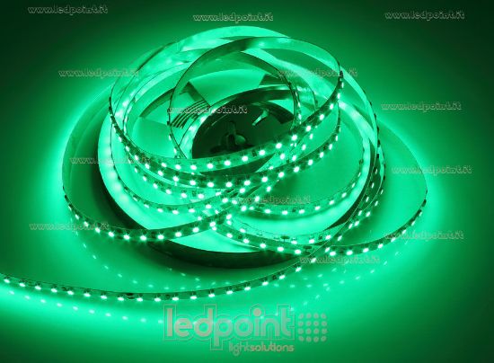 Image de Ruban led Vert 5m 120leds/m 3528 Honglitronic 24V 9,6W/m