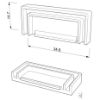 Image de Embout blanc en plastique pour diffuseur haut LLD-06