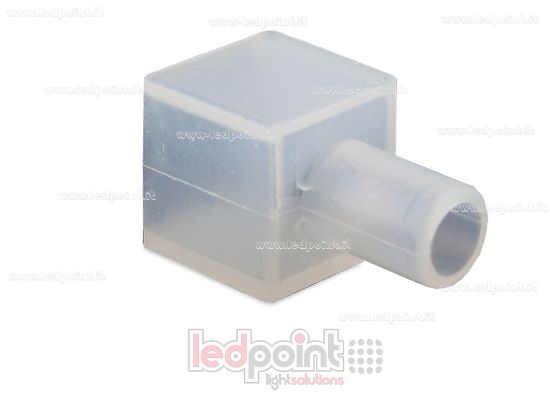 Image de Embout terminal avec passe-câble pour Led Neon Flex 10mm