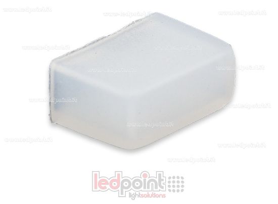Image de Embout transparent en silicone pour ruban led avec protection L 230V