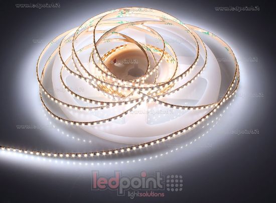 Image de Ruban led blanc 5m 3900-4250K 240leds/m 2216 CRI Ra>90 24V 5,5W/m, PCB 3mm