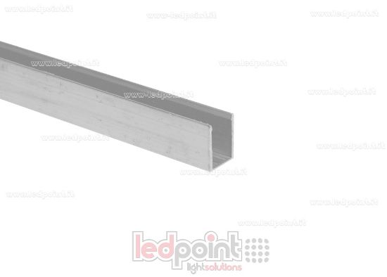 Image de Barre de fixation en aluminium, 1m, pour Led Neon Flex 6mm
