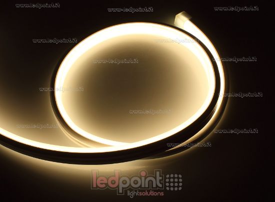 Image de Led Neon Flex 10mm blanc chaud 2835 12V 9,6W 120led/m IP65 50m