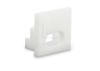 Image de Embout blanc en plastique avec passe-câble pour profilé SL14-16