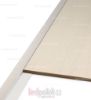Image de Profilé aluminium peint en blanc pour carrelage mural 8mm, 3 mètres