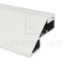 Image de Profilé en aluminium blanc pour cloisons en placoplâtre 54x32mm, 3 mètres