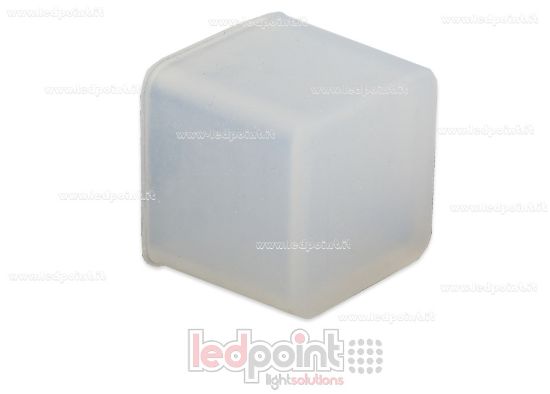 Image de Embout transparent pour Led Neon Flex 10x10mm