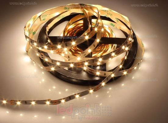 Image de Ruban led Blanc chaud 1m 2900-3100K 2835 60led/m 12V 4,8W/m
