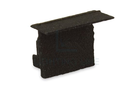 Image de Embout noir pour profil en aluminium encastré RE11-16